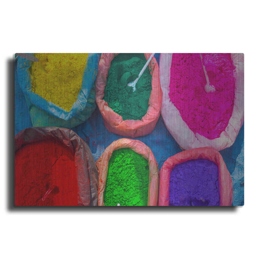 Luxe Metal Art 'Dry Powder' by Epic Portfolio, Metal Wall Art