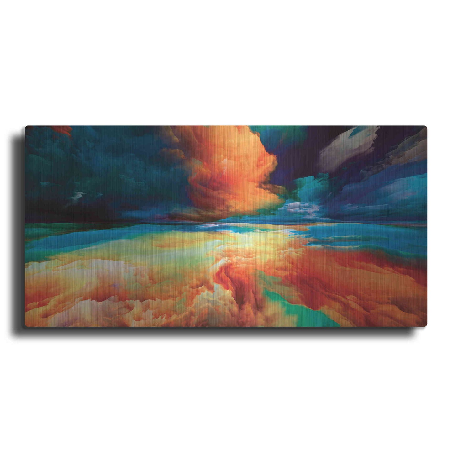 Luxe Metal Art 'Emotional Anger' by Epic Portfolio, Metal Wall Art