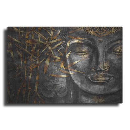 Luxe Metal Art 'Golden Budha' by Epic Portfolio, Metal Wall Art