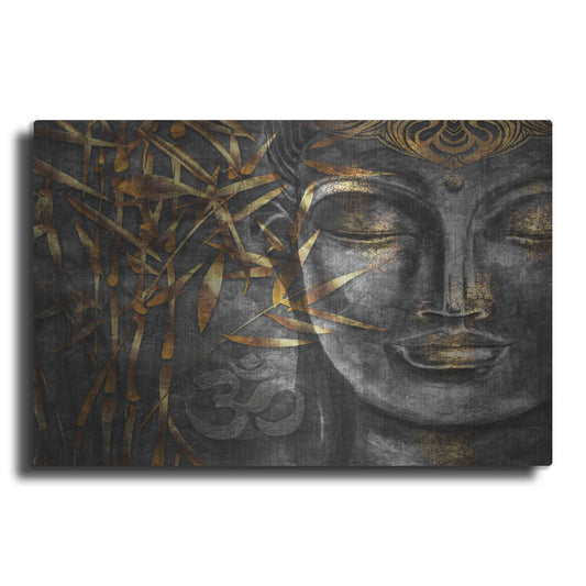 Luxe Metal Art 'Golden Budha' by Epic Portfolio, Metal Wall Art