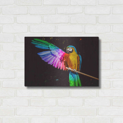 Luxe Metal Art 'Hitchhiker' by Epic Portfolio, Metal Wall Art,24x16
