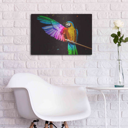 Luxe Metal Art 'Hitchhiker' by Epic Portfolio, Metal Wall Art,24x16
