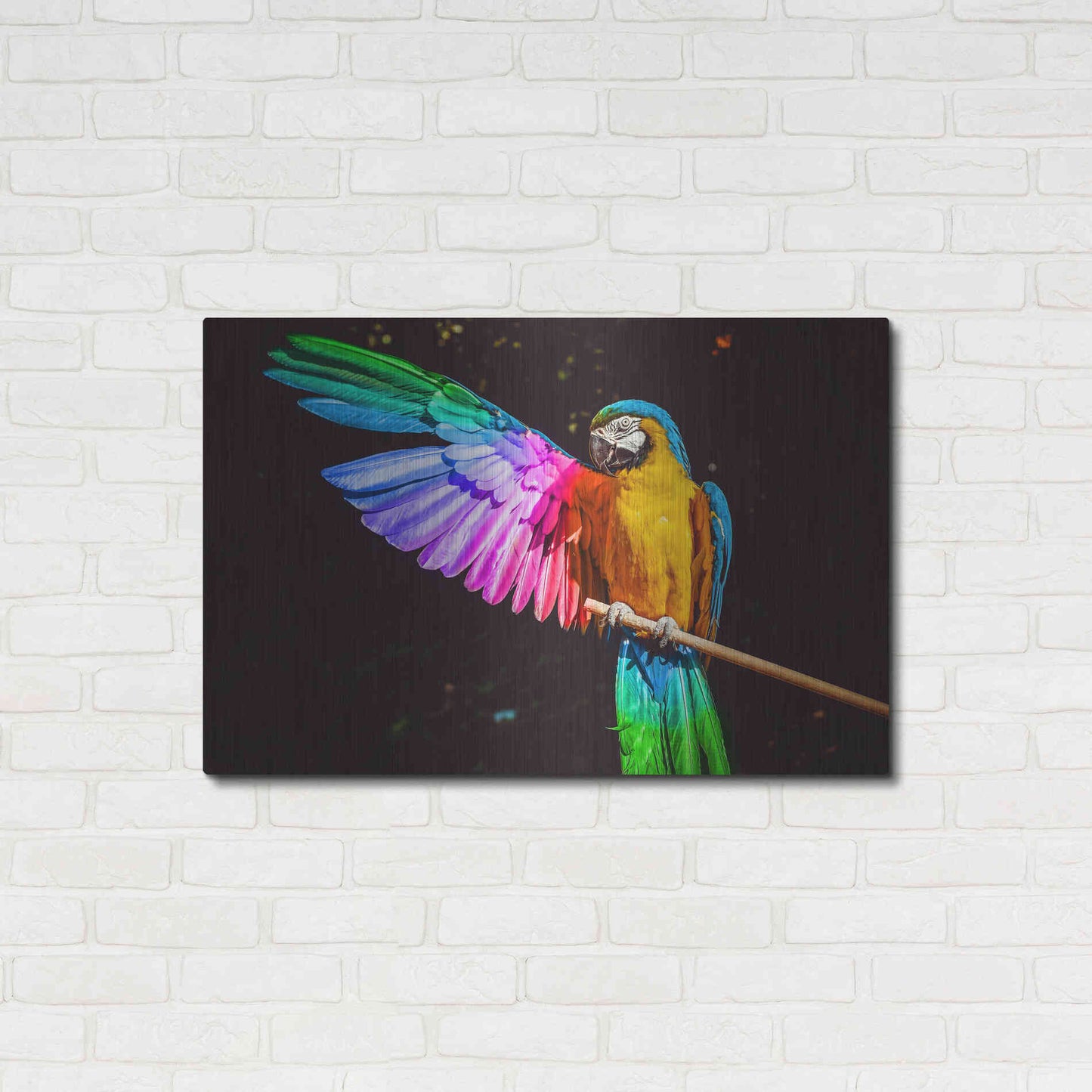 Luxe Metal Art 'Hitchhiker' by Epic Portfolio, Metal Wall Art,36x24