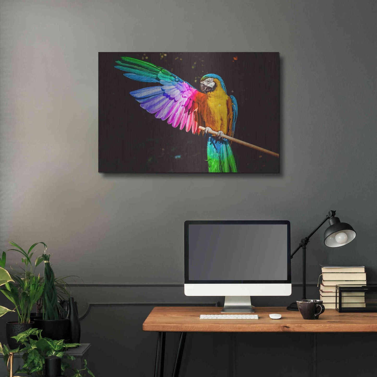 Luxe Metal Art 'Hitchhiker' by Epic Portfolio, Metal Wall Art,36x24