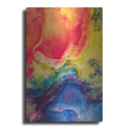 Luxe Metal Art 'Ice Cream Flow' by Epic Portfolio, Metal Wall Art