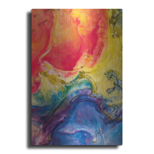 Luxe Metal Art 'Ice Cream Flow' by Epic Portfolio, Metal Wall Art