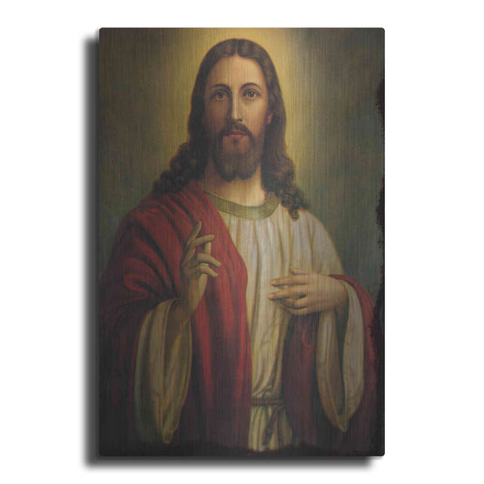 Luxe Metal Art 'Jesus' by Epic Portfolio, Metal Wall Art