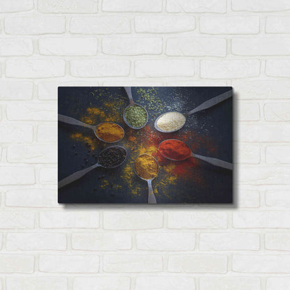 Luxe Metal Art 'Mama's Spices' by Epic Portfolio, Metal Wall Art,24x16