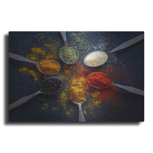Luxe Metal Art 'Mama's Spices' by Epic Portfolio, Metal Wall Art