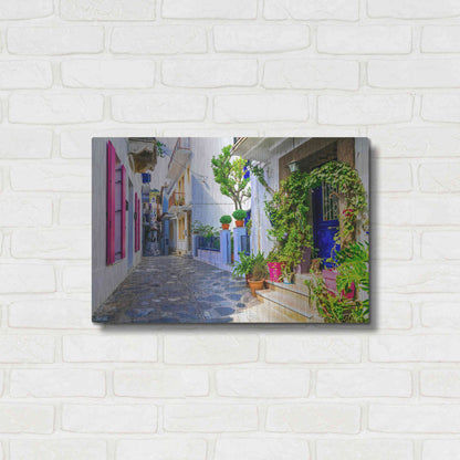 Luxe Metal Art 'Moroccan Alley ' by Epic Portfolio, Metal Wall Art,24x16