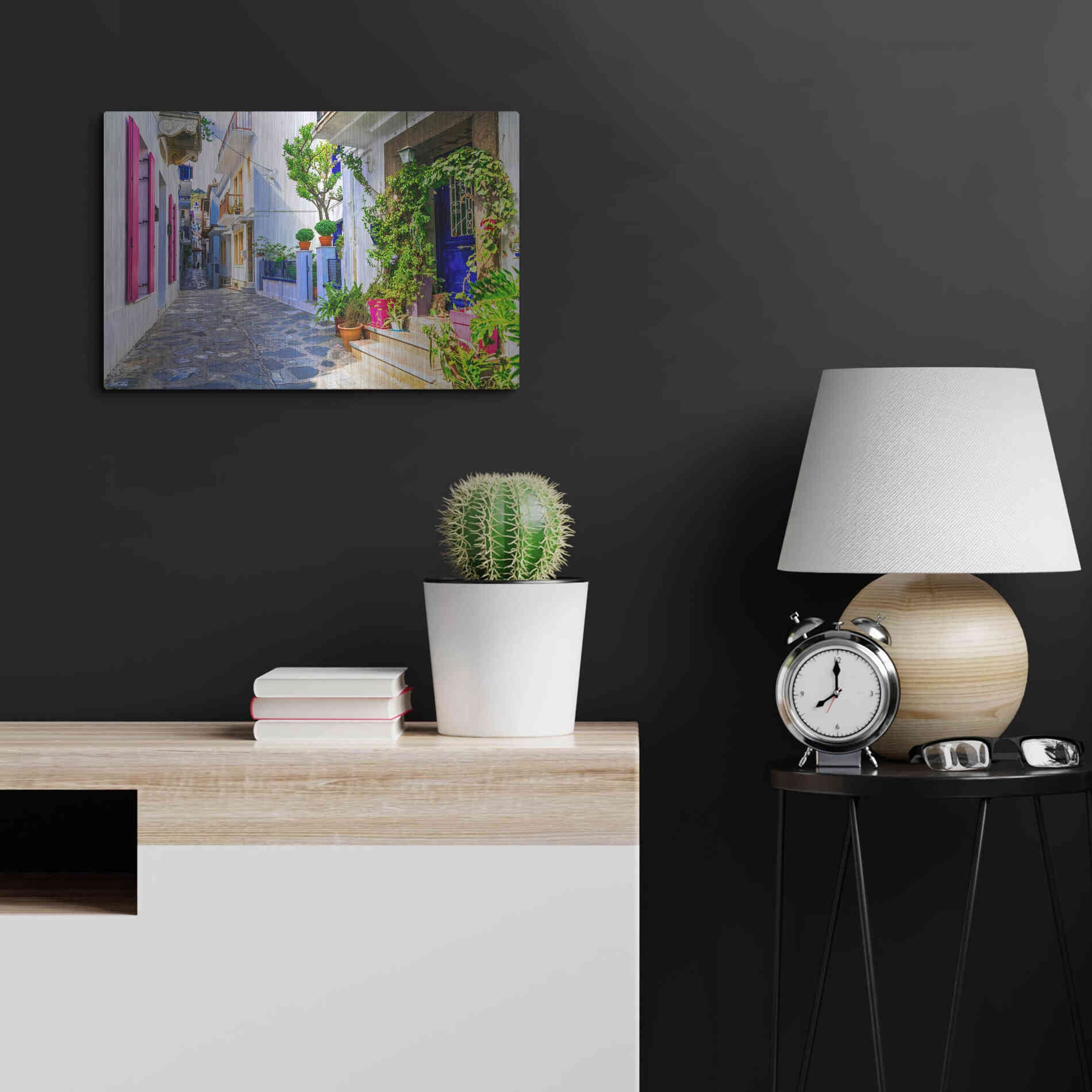 Luxe Metal Art 'Moroccan Alley ' by Epic Portfolio, Metal Wall Art,24x16