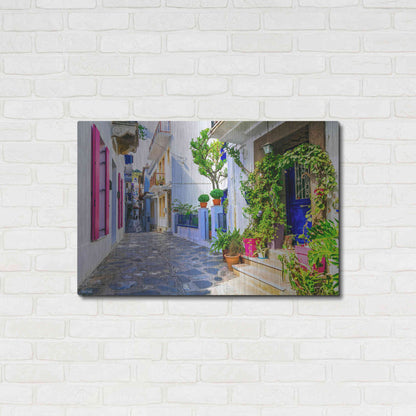 Luxe Metal Art 'Moroccan Alley ' by Epic Portfolio, Metal Wall Art,36x24