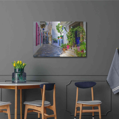 Luxe Metal Art 'Moroccan Alley ' by Epic Portfolio, Metal Wall Art,36x24