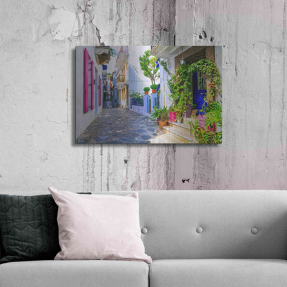 Luxe Metal Art 'Moroccan Alley ' by Epic Portfolio, Metal Wall Art,36x24