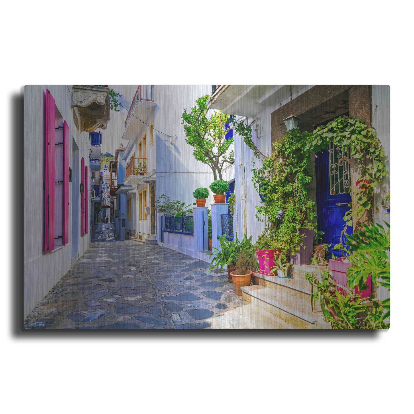Luxe Metal Art 'Moroccan Alley ' by Epic Portfolio, Metal Wall Art
