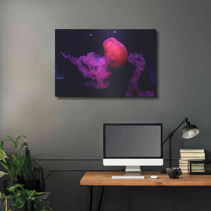 Luxe Metal Art 'Mushroom Cloud' by Epic Portfolio, Metal Wall Art,36x24