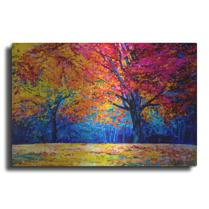 Luxe Metal Art 'October' by Epic Portfolio, Metal Wall Art