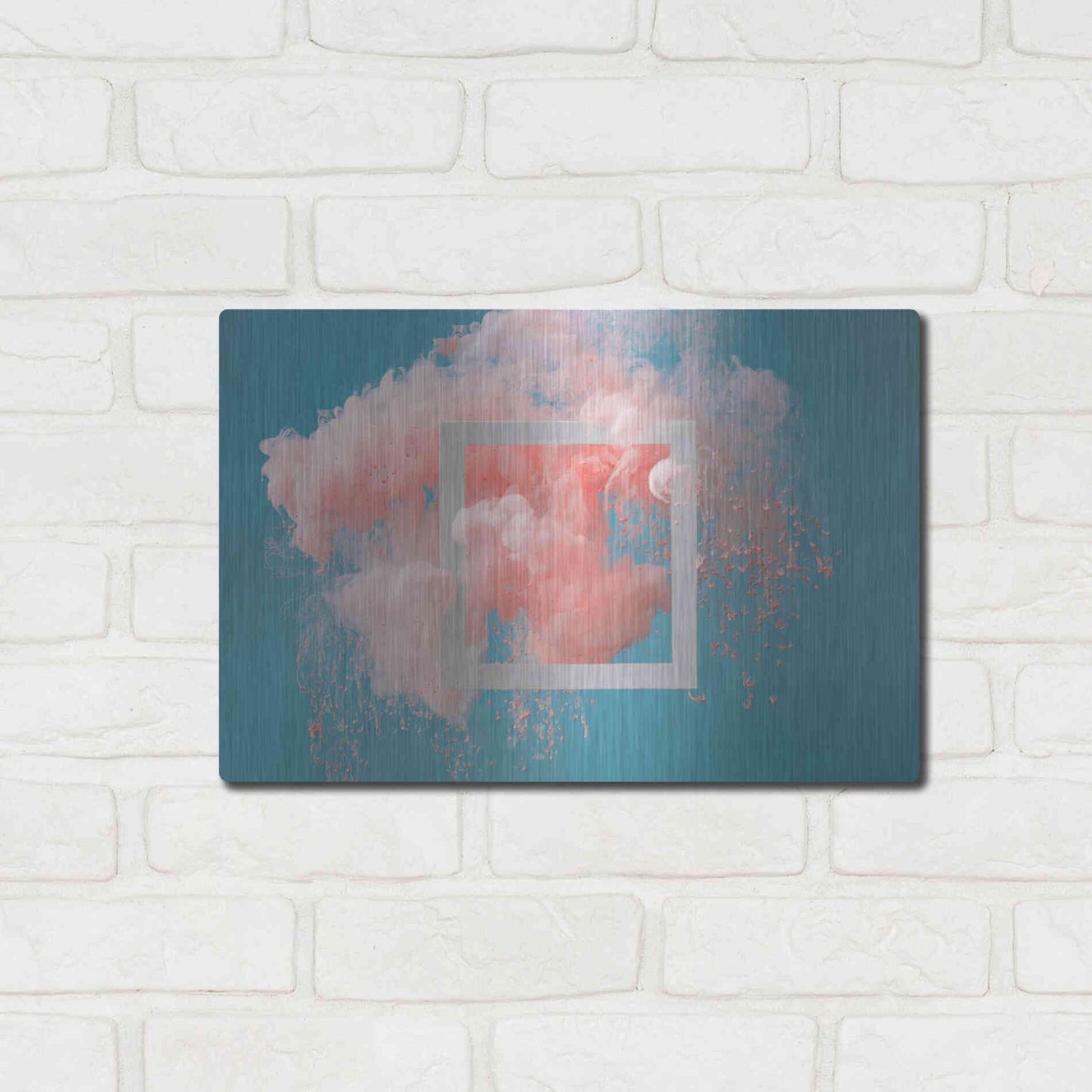 Luxe Metal Art 'Smokey Outlook' by Epic Portfolio, Metal Wall Art,16x12