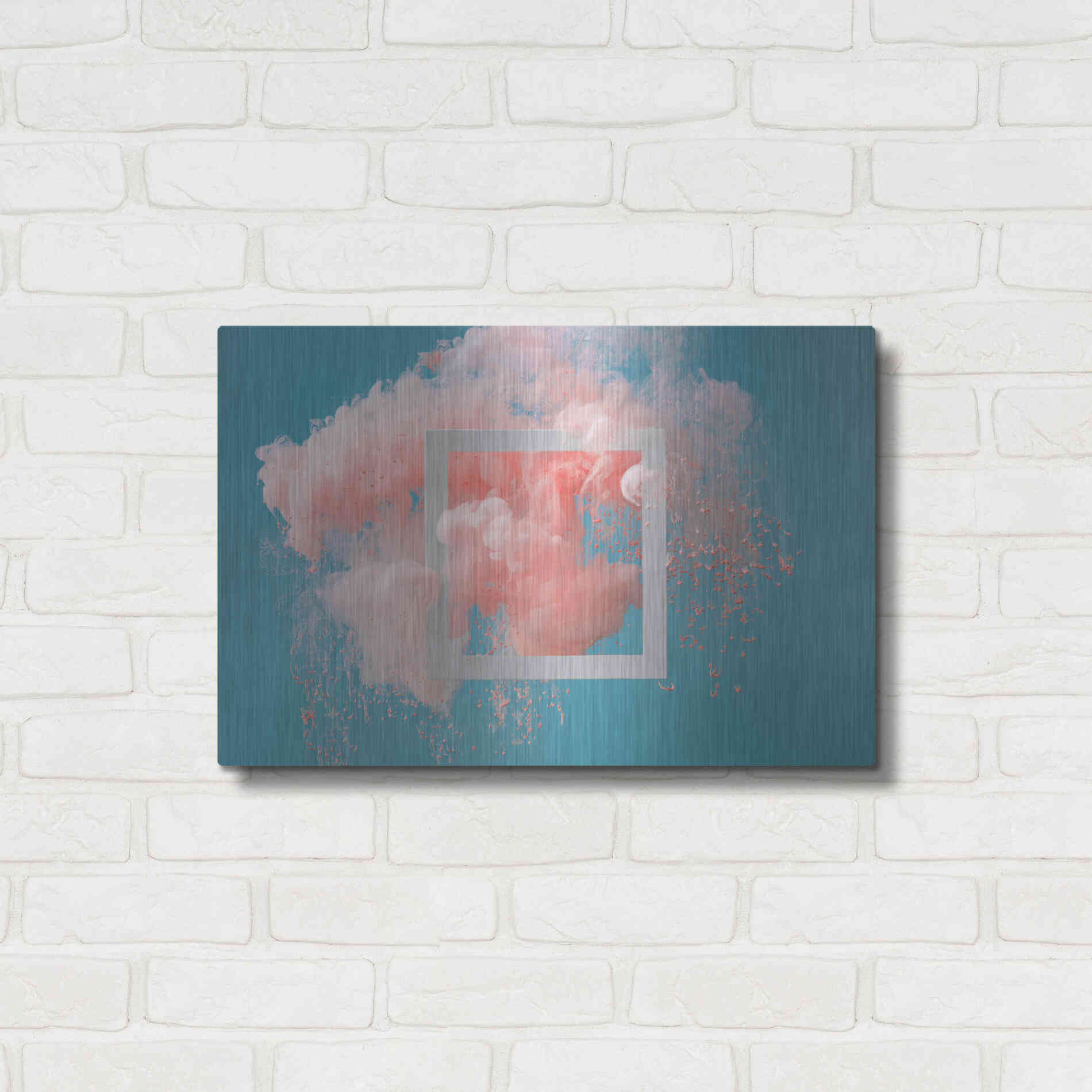 Luxe Metal Art 'Smokey Outlook' by Epic Portfolio, Metal Wall Art,24x16