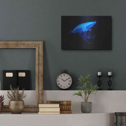 Luxe Metal Art 'Swan Lake' by Epic Portfolio, Metal Wall Art,16x12