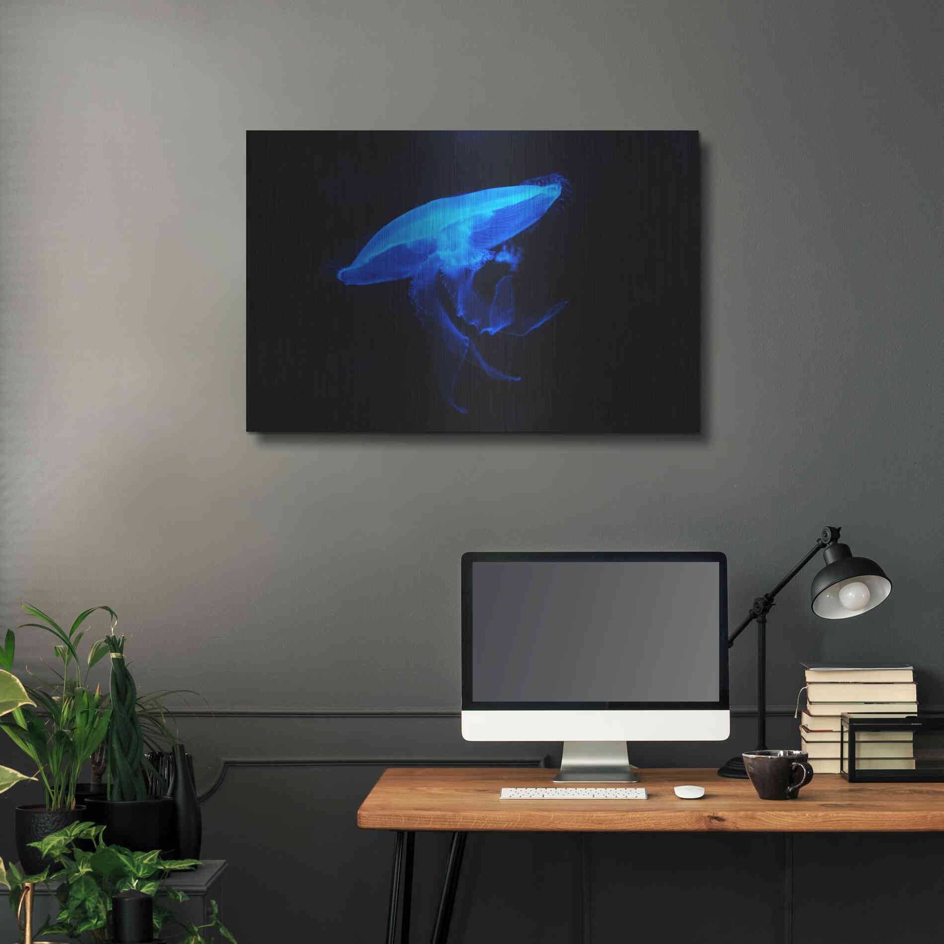 Luxe Metal Art 'Swan Lake' by Epic Portfolio, Metal Wall Art,36x24