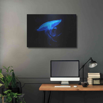 Luxe Metal Art 'Swan Lake' by Epic Portfolio, Metal Wall Art,36x24