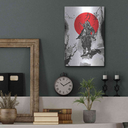 Luxe Metal Art 'The Last Samurai ' by Epic Portfolio, Metal Wall Art,12x16