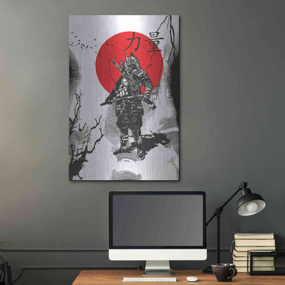 Luxe Metal Art 'The Last Samurai ' by Epic Portfolio, Metal Wall Art,24x36