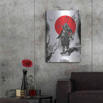 Luxe Metal Art 'The Last Samurai ' by Epic Portfolio, Metal Wall Art,24x36