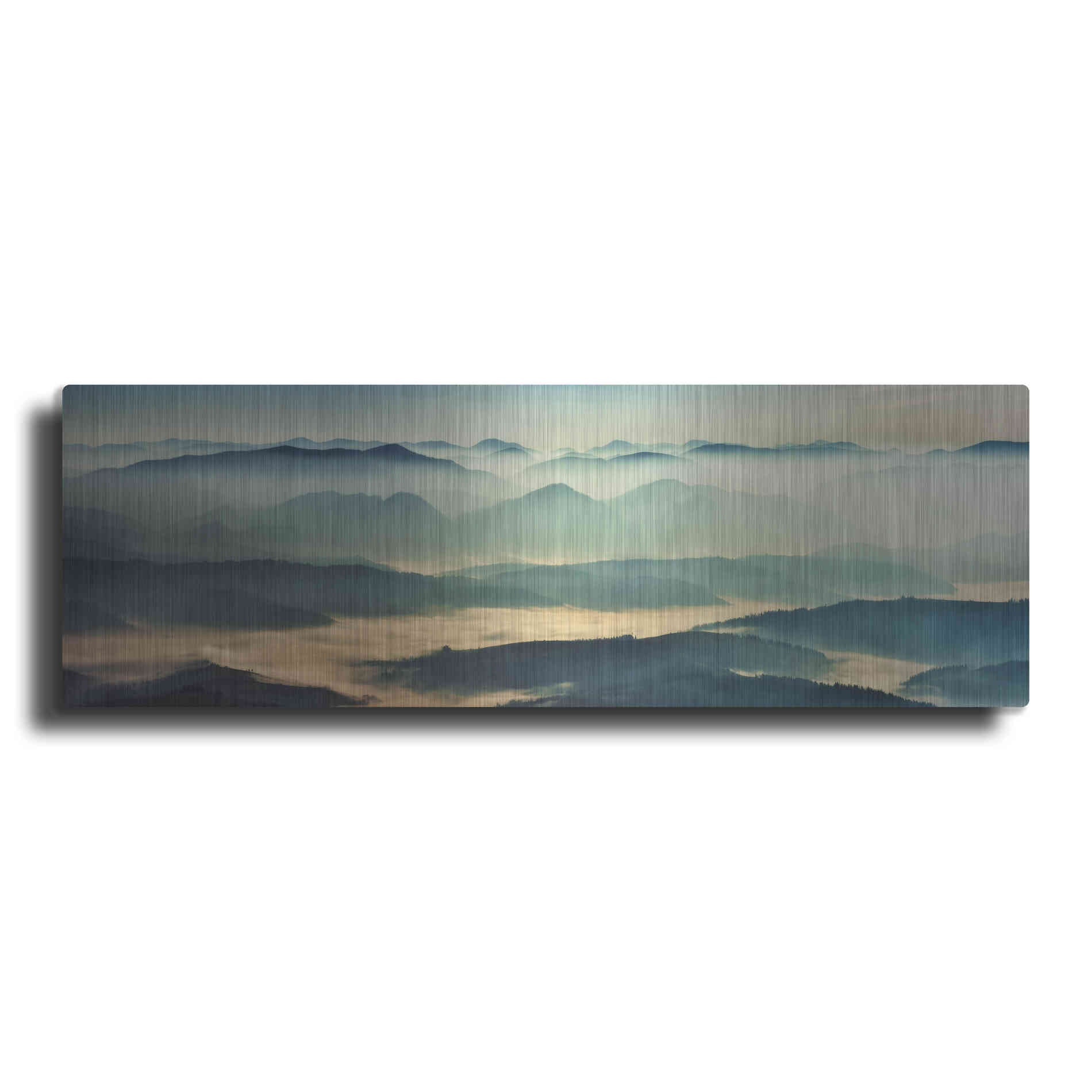 Luxe Metal Art 'The Unknown' by Epic Portfolio, Metal Wall Art