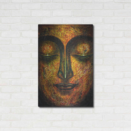Luxe Metal Art 'Tranquil Budha' by Epic Portfolio, Metal Wall Art,24x36