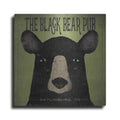 Luxe Metal Art 'The Black Bear Pub' by Ryan Fowler, Metal Wall Art