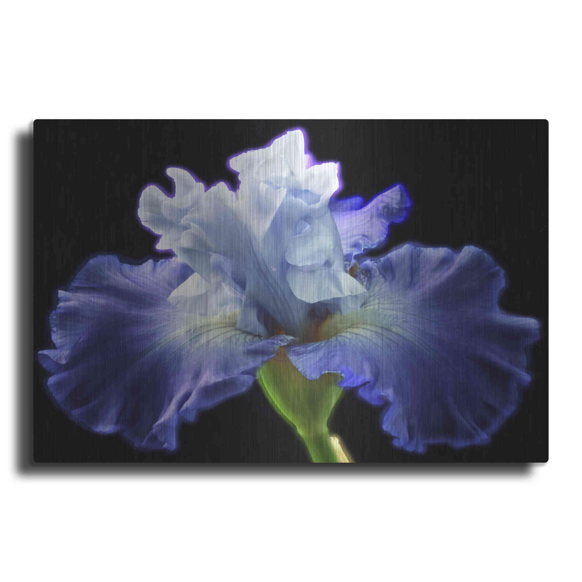 Luxe Metal Art 'Violet Blaze ' by Epic Portfolio, Metal Wall Art