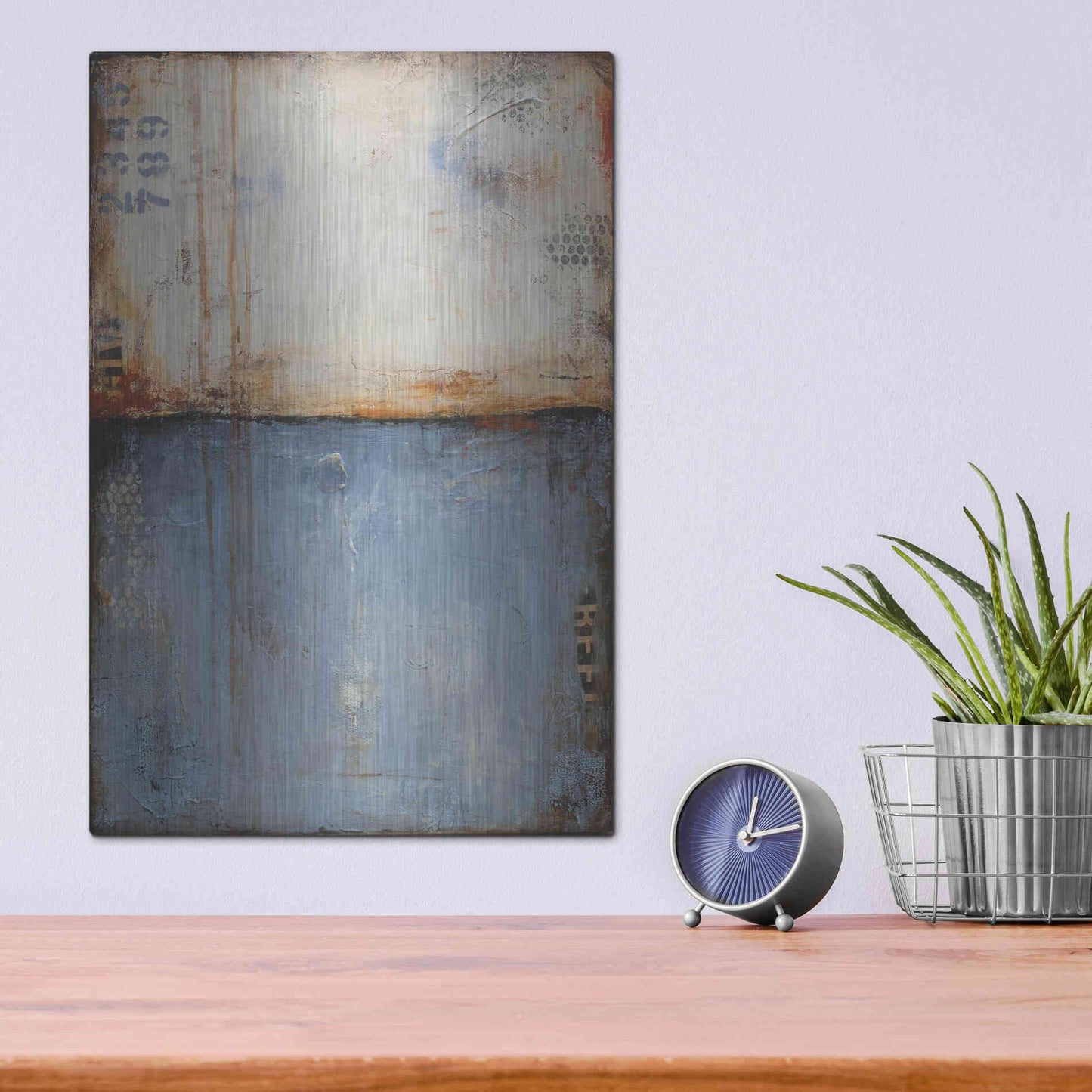 Luxe Metal Art  'Promised Time' by Erin Ashley, Metal Wall Art,12x16
