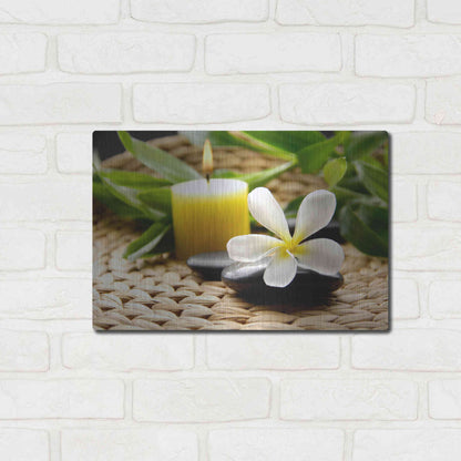 Luxe Metal Art 'Zen Moments' by Epic Portfolio, Metal Wall Art,16x12