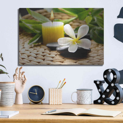 Luxe Metal Art 'Zen Moments' by Epic Portfolio, Metal Wall Art,16x12