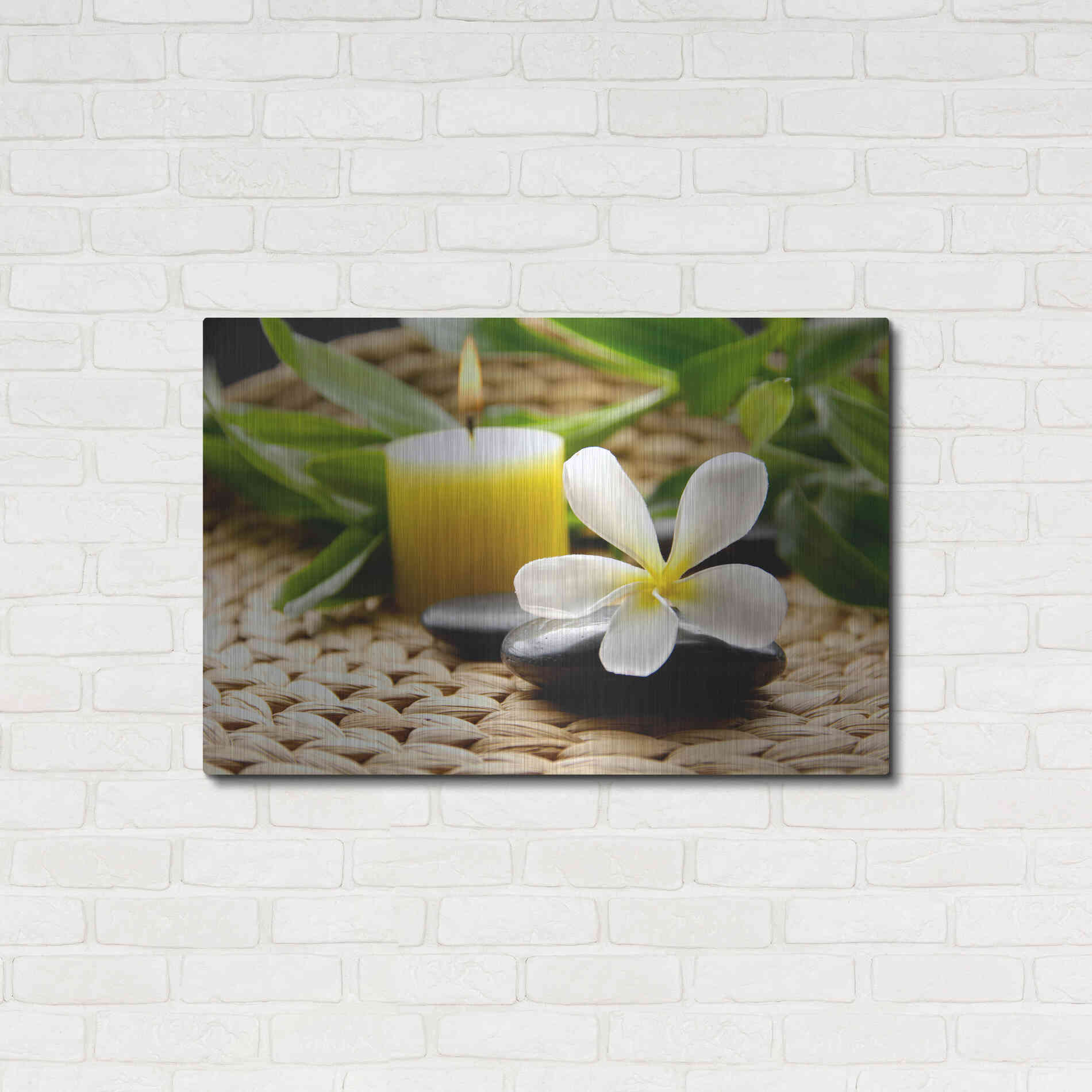 Luxe Metal Art 'Zen Moments' by Epic Portfolio, Metal Wall Art,36x24