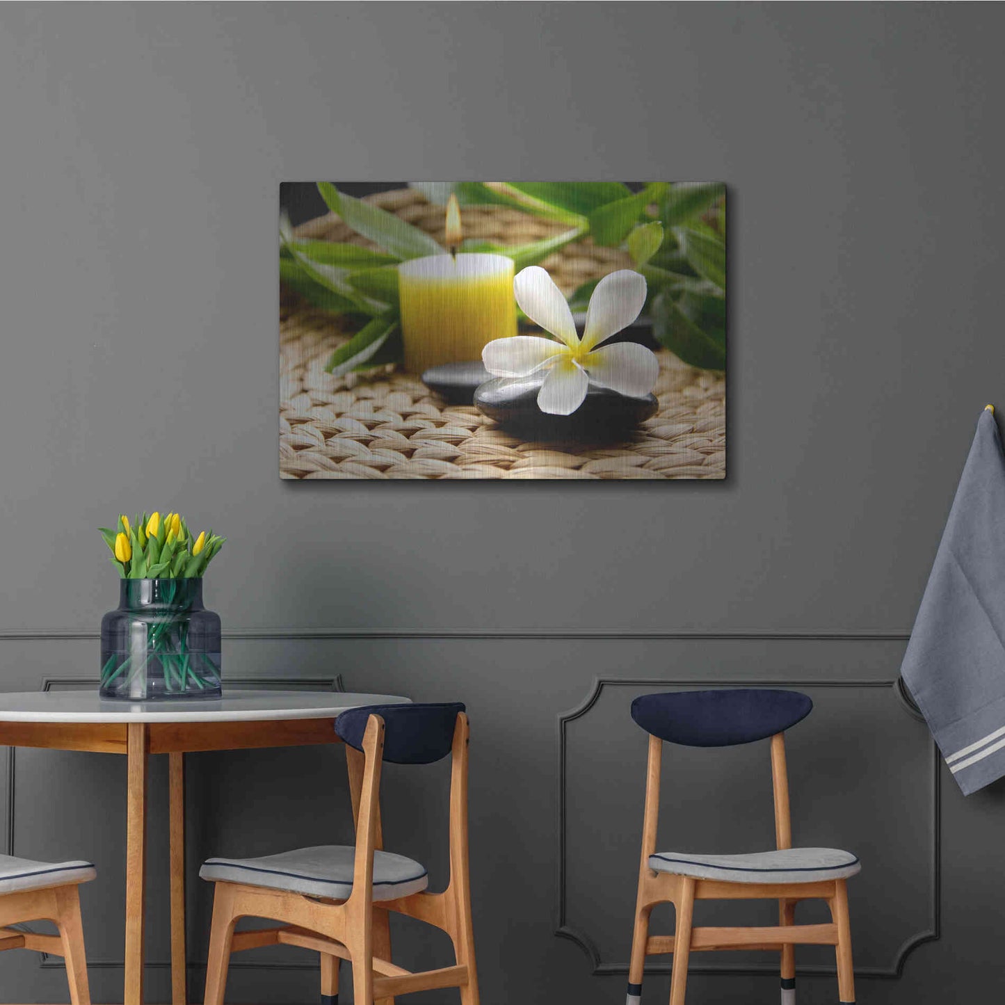 Luxe Metal Art 'Zen Moments' by Epic Portfolio, Metal Wall Art,36x24