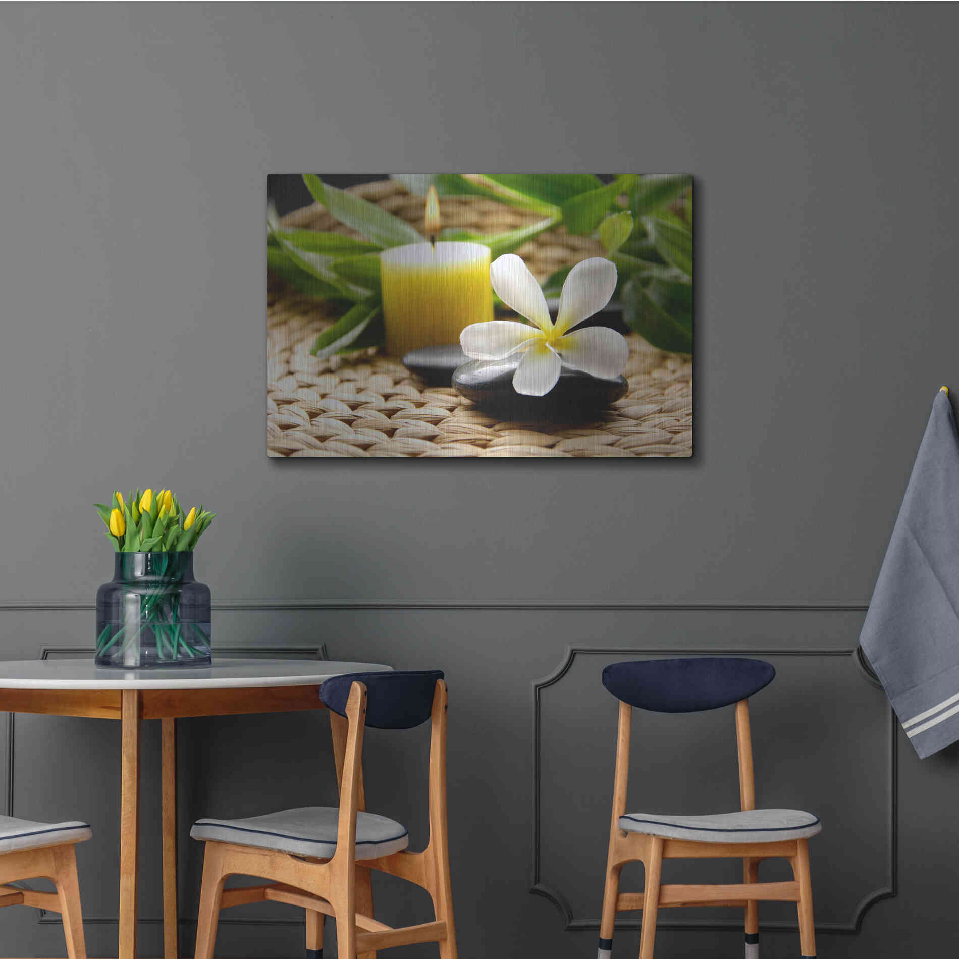 Luxe Metal Art 'Zen Moments' by Epic Portfolio, Metal Wall Art,36x24