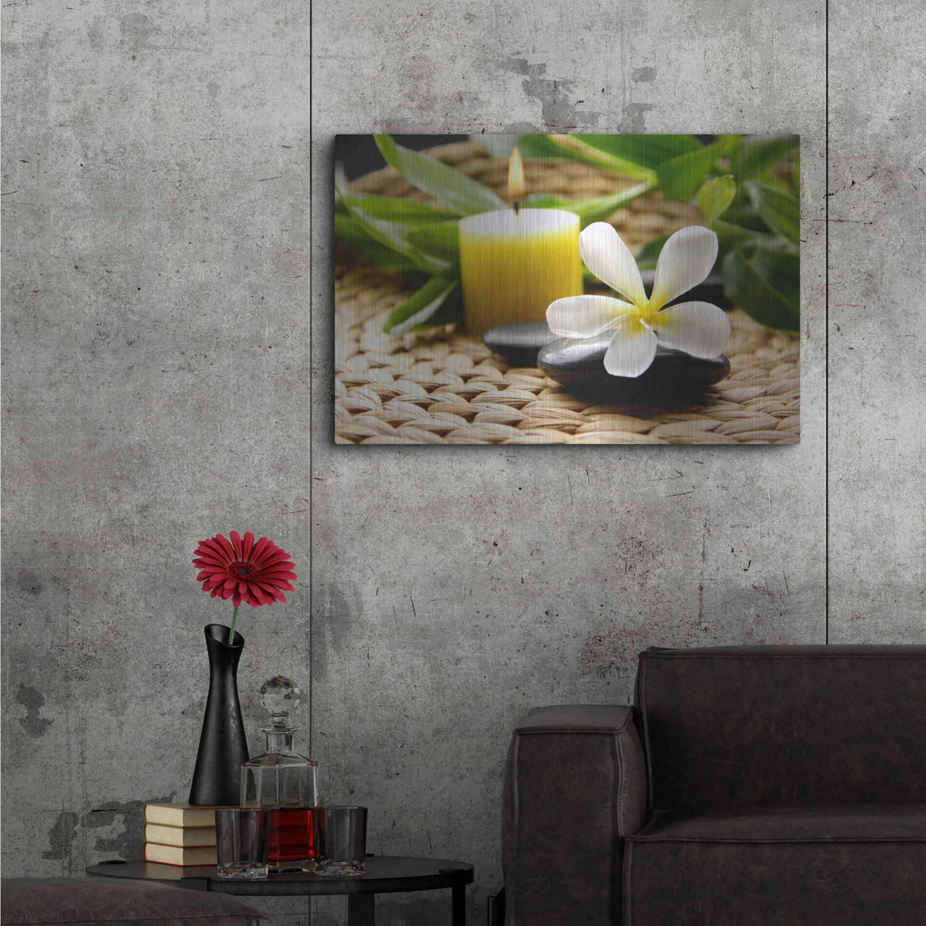 Luxe Metal Art 'Zen Moments' by Epic Portfolio, Metal Wall Art,36x24