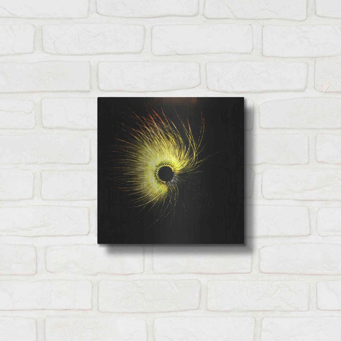 Luxe Metal Art 'Luminescence' by Rita Shimelfarb, Metal Wall Art,12x12