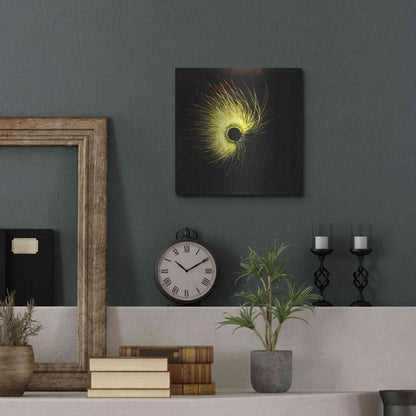 Luxe Metal Art 'Luminescence' by Rita Shimelfarb, Metal Wall Art,12x12