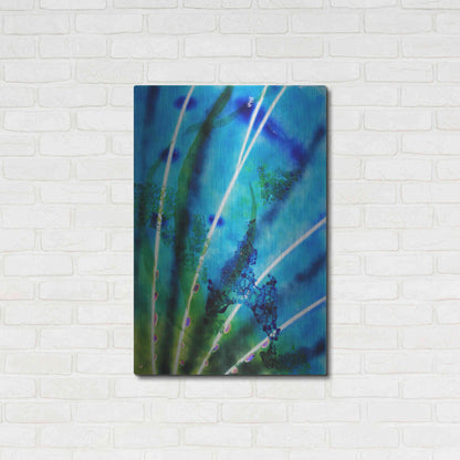 Luxe Metal Art 'Lion Fish Fin' by Rita Shimelfarb, Metal Wall Art,24x36