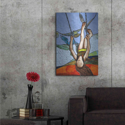 Luxe Metal Art 'Up' by Rita Shimelfarb, Metal Wall Art,24x36