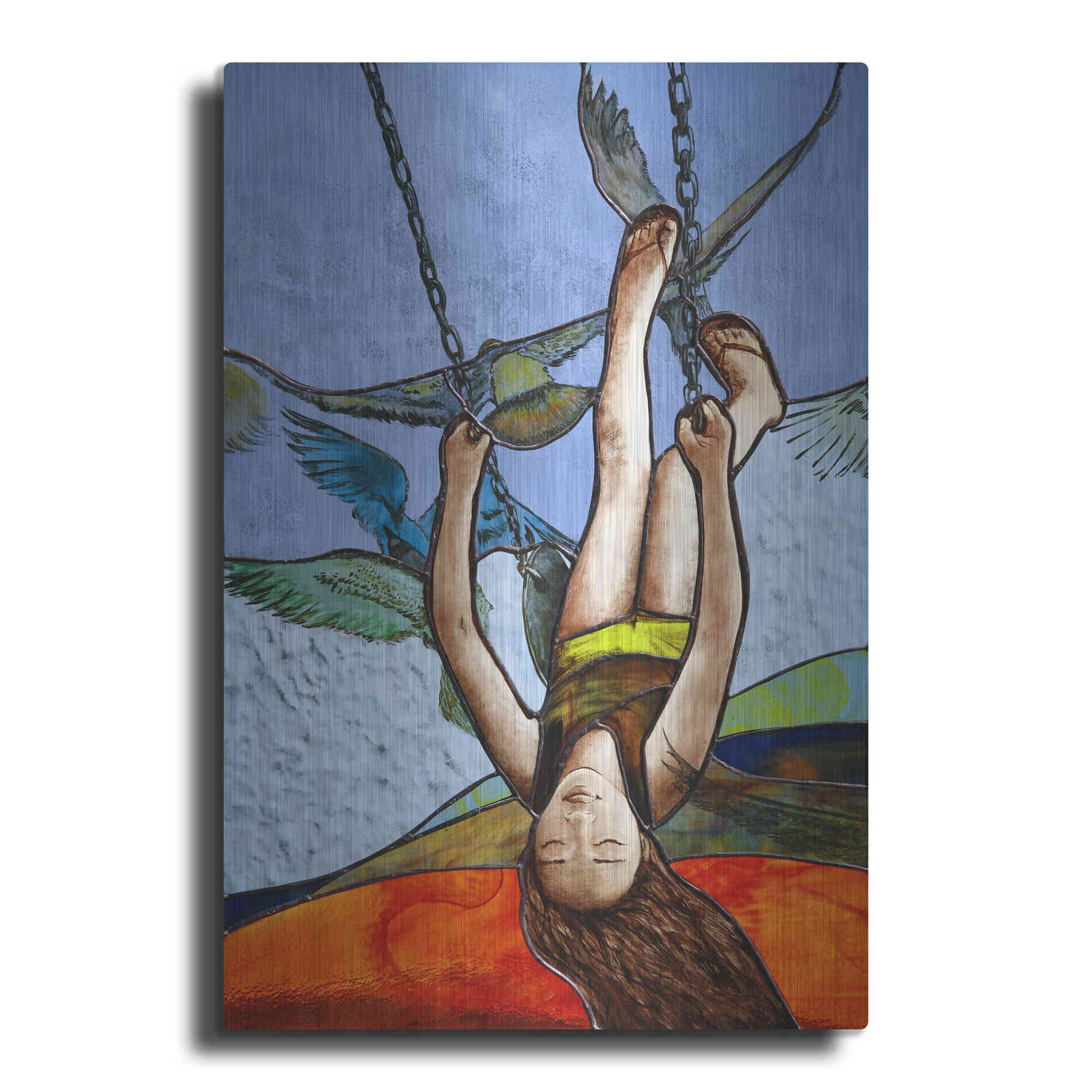 Luxe Metal Art 'Up' by Rita Shimelfarb, Metal Wall Art