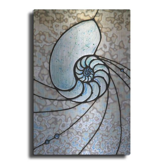 Luxe Metal Art 'Shell' by Rita Shimelfarb, Metal Wall Art