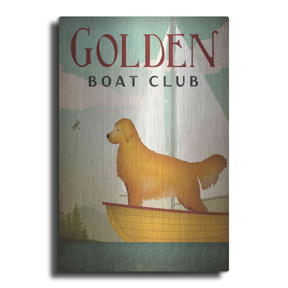Luxe Metal Art 'Golden Sail' by Ryan Fowler, Metal Wall Art