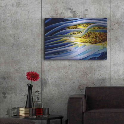 Luxe Metal Art 'Anemone Cerianthid' by Rita Shimelfarb, Metal Wall Art,36x24