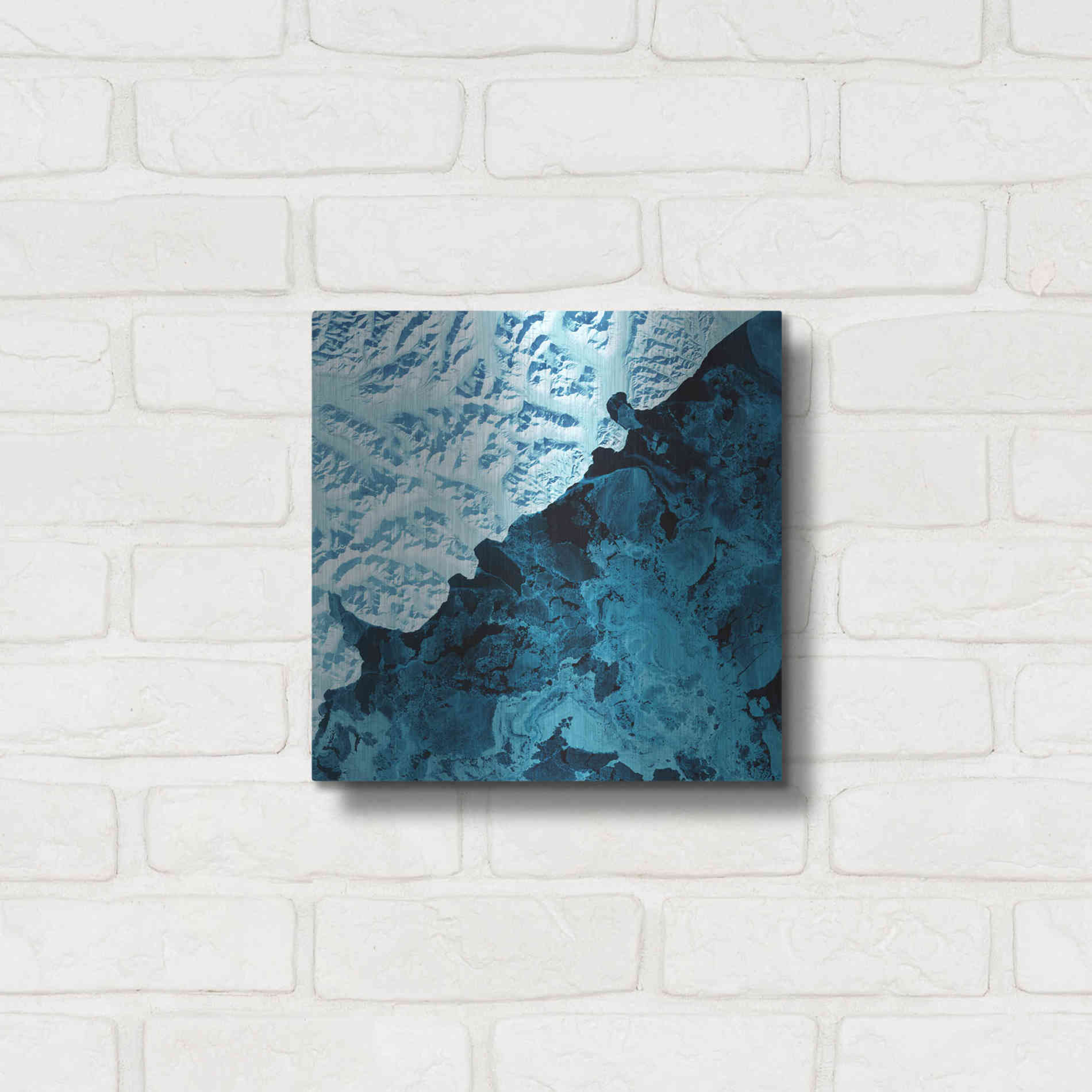 Luxe Metal Art 'Earth As Art: Kamchatka Peninsula' Metal Wall Art,12x12