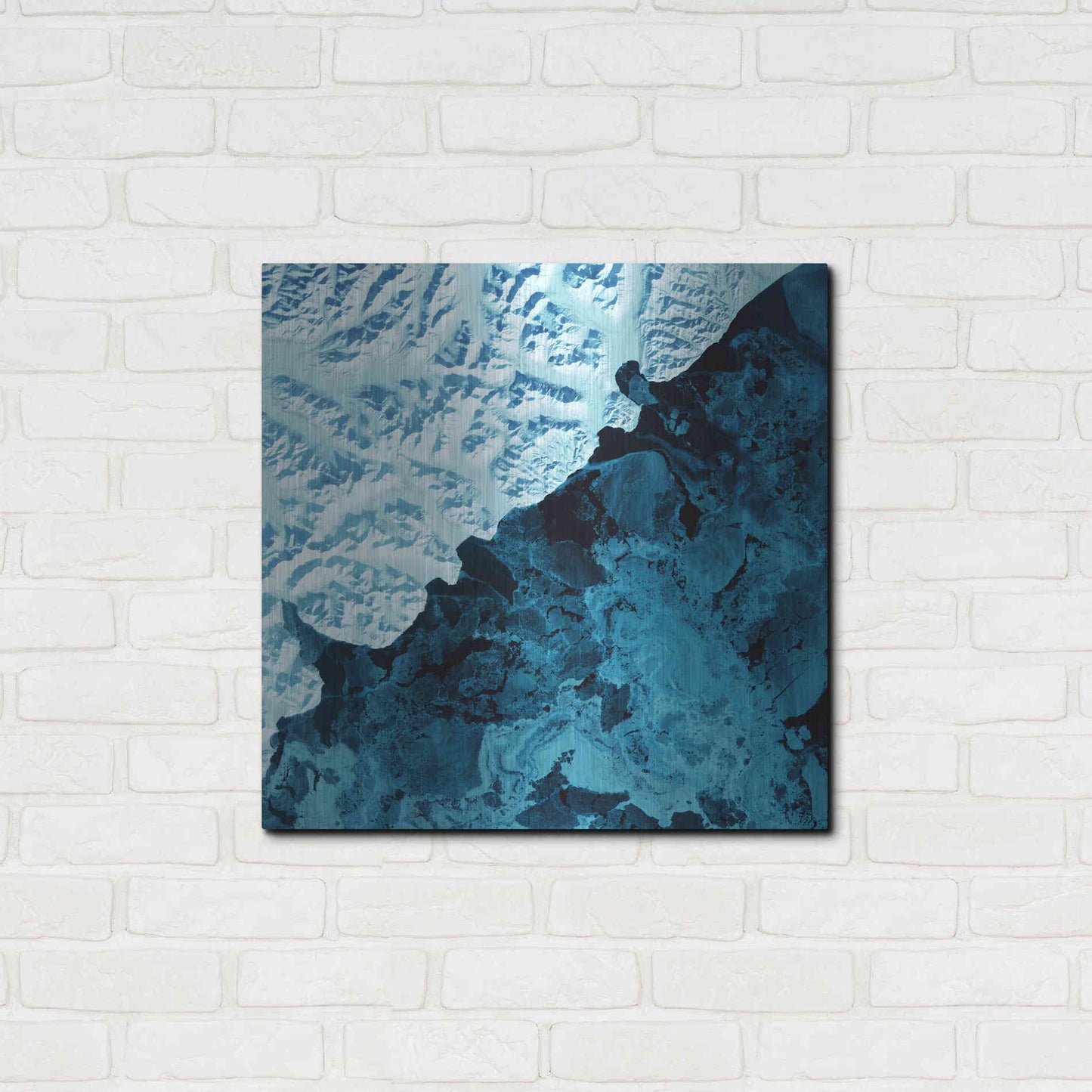 Luxe Metal Art 'Earth As Art: Kamchatka Peninsula' Metal Wall Art,24x24